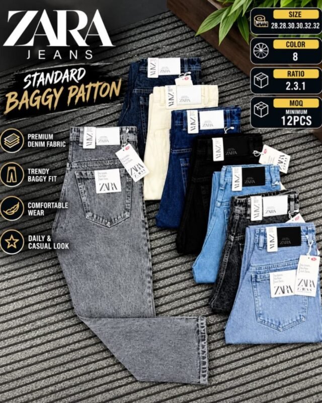 SBJ-01 Standard Baggy Fit Jeans