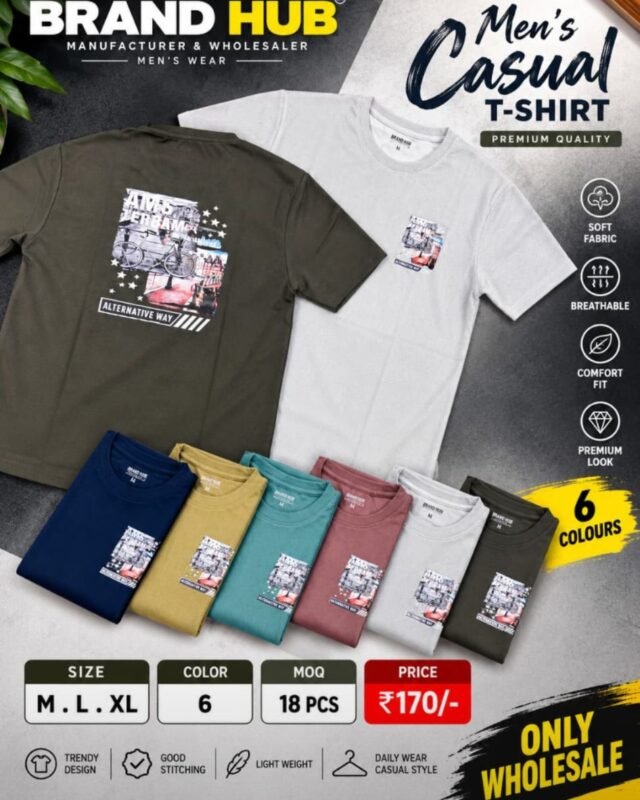 BH-CT01 Men’s Casual Printed T-Shirt